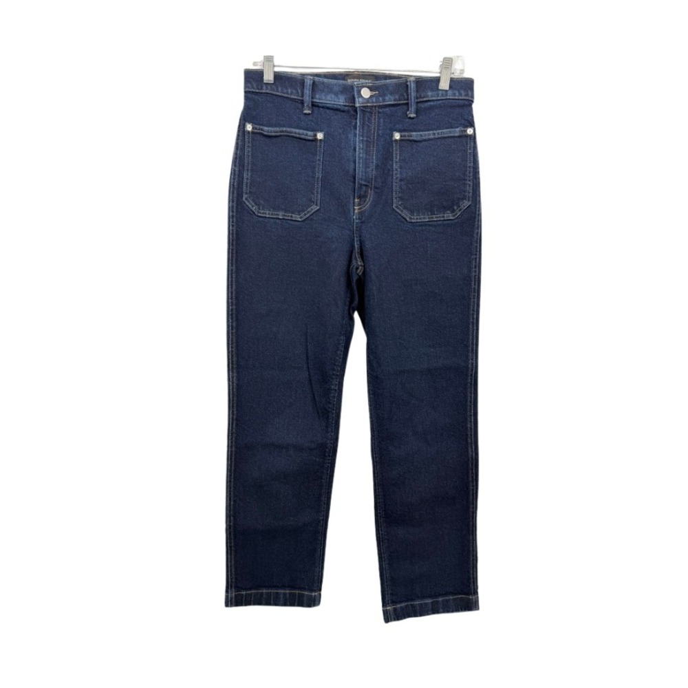 Banana Republicโ Jeans High Rise Straight Leg Dark Wash Denim Casual Size 29